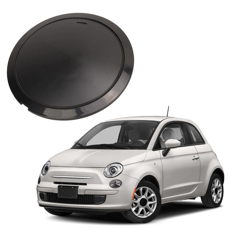 Wheel Hub Center Cap 51884863 Black Background White Font Replacement