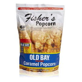 Fisher's Popcorn Old Bay Seasoned Caramel Popcorn