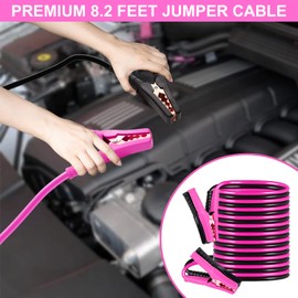 HLWDFLZ Car Roadside Emergency Kit - 17pcs Winter Traveler Safety Road Side Assistance Kits, Car Kit Essentials for Men, Women, Teen