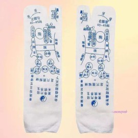 마사지 지압 봉포함 편안한 혈자리 자극 양말vwx236 [블랙여성용] Massage Acupressure Socks with Comfortable Pressure Points vwx236 [Black for Women]