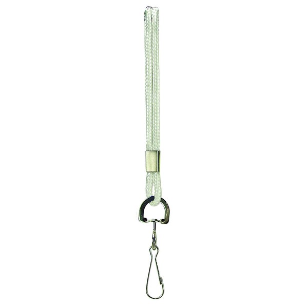 Baumgartens SICURIX Standard Lanyard Hook Rope Style, White