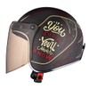 VCOROS Universal 3-Snap Flip Up Visor Shield Lens for Retro