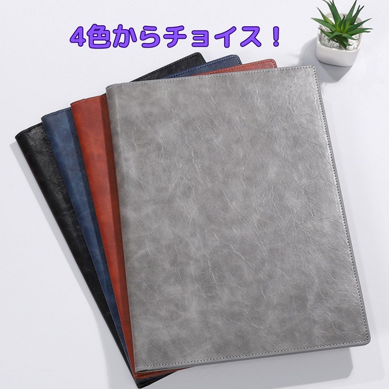 GeneX Leather Binder A4 Clipboard Bi-Fold Multifunction Binder Magnet Conference