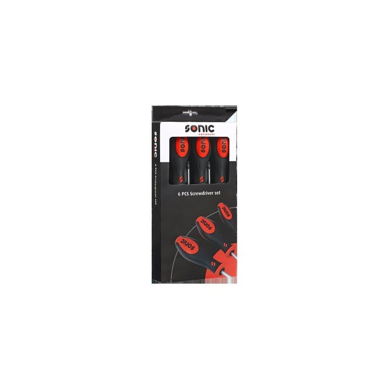 SONIC 600618 6-Piece Screwdriver Set in Colour Box