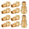 10-Pack HeSun Copper Press Fitting Adapter,1/2" PRESS X 1/2" PEX-A