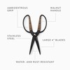 Barebones Garden Scissors - Walnut Scissors - Garden Supplies and