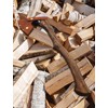 Camping Hatchet -Chopping Axe with Leather Sheath, 22.3" Forged Carbon