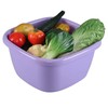 Ramddy Washing Basin/Wash Tub Plastic, 18 Quart, Purple