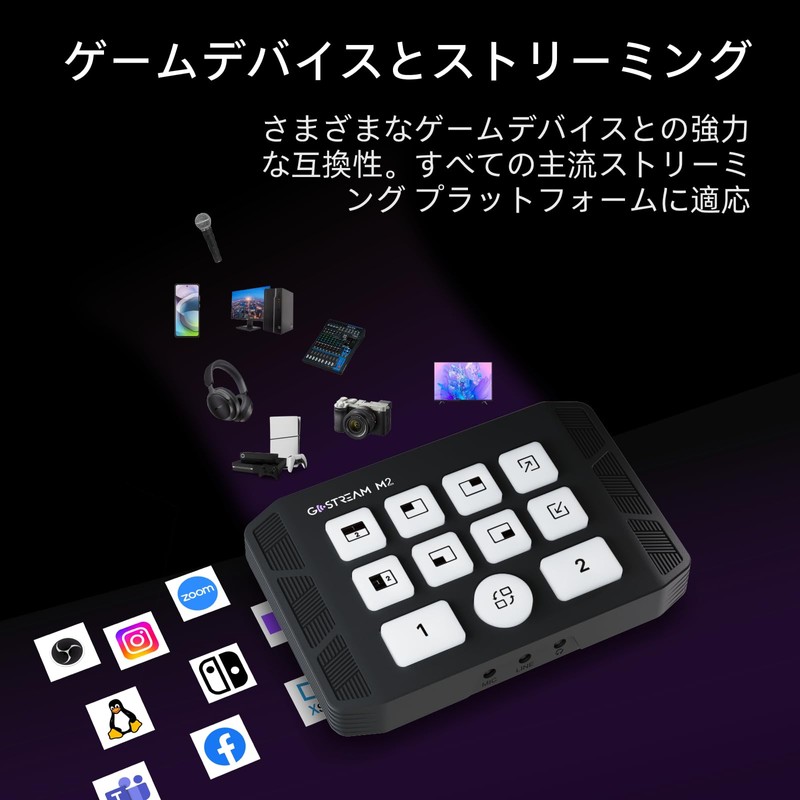 Osee GoStream M2 Capture Card for Streaming, Dual 4K HDMI