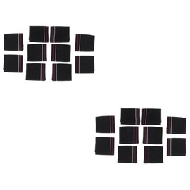 Baluue 2sets Protective Finger Sleeves Knit for Basketball Volleyball Baseball Nylon Sports Braces Support Durable for Finger Joint Safety Machine Washable 10pcs*2 Random Color