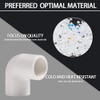 YOFASEN PVC 90° Angle Pipe Connector – Pack of 6
