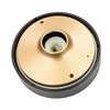 Licht-Erlebnisse Ceiling Light Plastic in Black Gold IP44 Bathroom Living