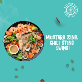 Seafood Spice Rub 2.3 oz (65 gm) w/ Convenient Dual Sifter Cap Savory Salty All Purpose Seasoning | Used for Grilling Marinating Broiling Baking Pan Searing | Ideal for Fish Chowder Steamed Shellfish | Non-Bioengineered Vegan Gluten Free- Pride of India