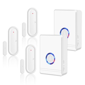 GREENCYCLE Wireless Door Sensor Chime,Door Chime for Business When Entering,Shop Entry Chime System for Home Security Shop Office,600FT Long Range, 48Ringtones5Volume Level,2Plug in Receiver 3Sensor