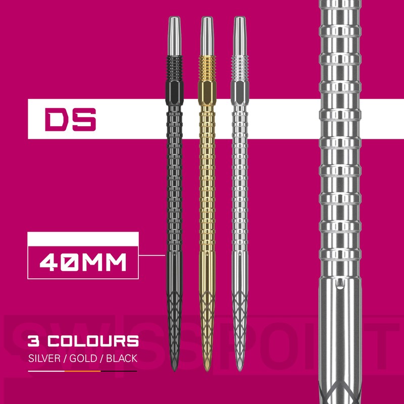 Target Darts Swiss Point DS Dart Points (3 Pack Set