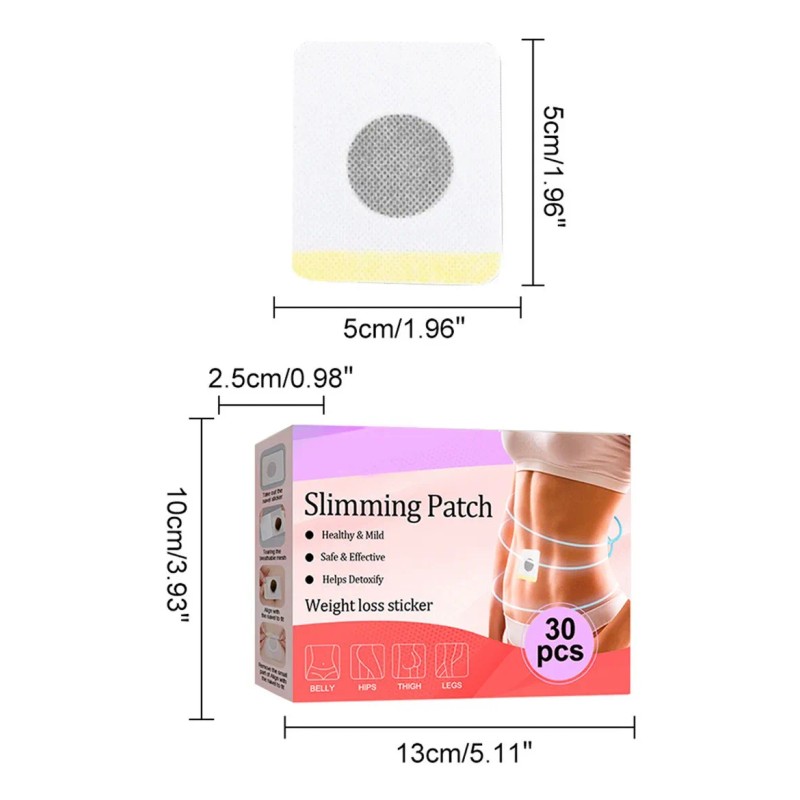 Parche Ombligo Natural Abdomen Saludable Përdida De Peso
