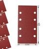 STEBRUAM Sanding Sheets 30 Pieces, 93 x 185mm Square Hook