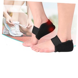 ORFOFE 1pair Heel Support Pads for Shoes Cracking Foot Sleeves Shock Absorption Comfortable Heel Covers for Non- Design for Loose Shoes