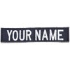 Custom Nylon/Cotton Webbing Name Tape with Hook Fastener - Navy