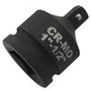 LDEXIN 1" Female to 1/2" Male Impact Socket Adapter, Black