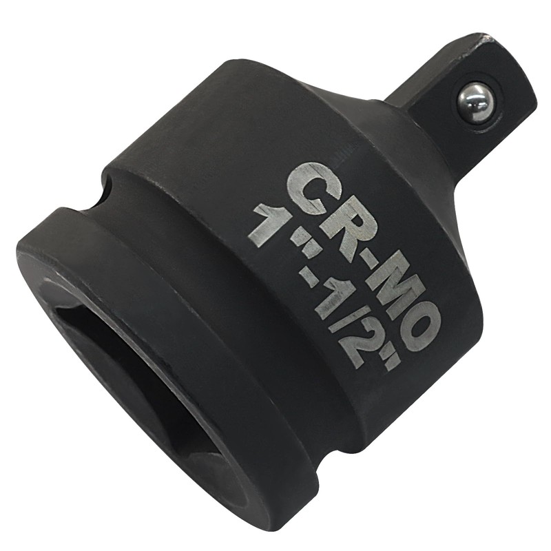 LDEXIN 1" Female to 1/2" Male Impact Socket Adapter, Black