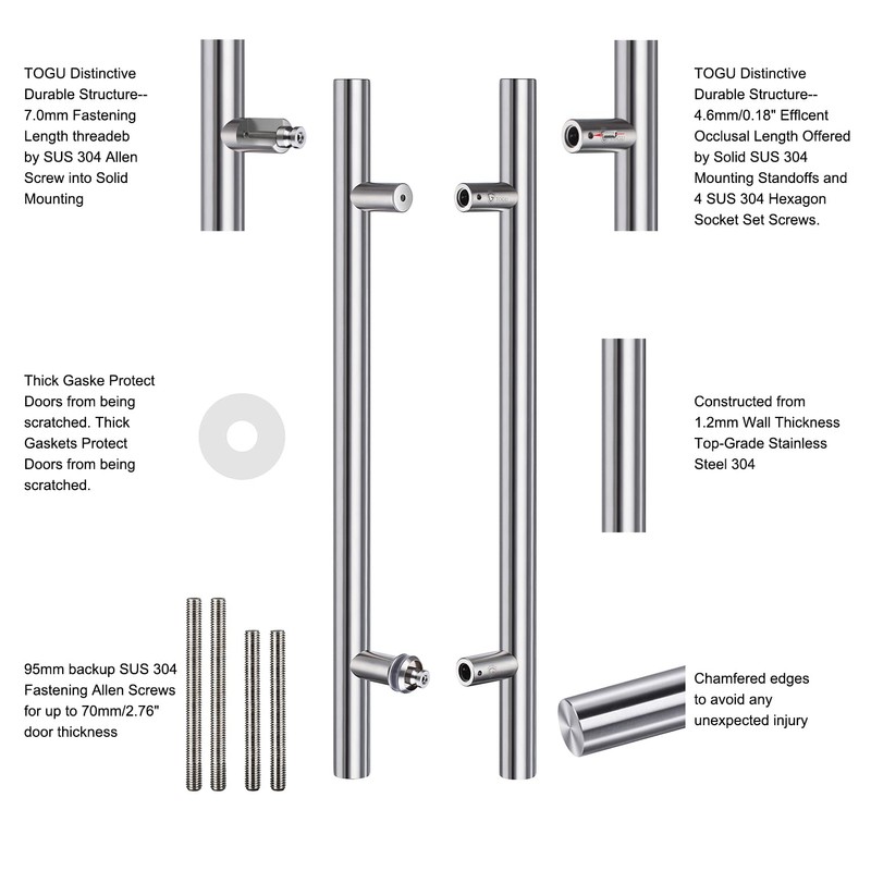 TOGU TG-6012 900mm/ 36 inch SUS 304 Stainless Steel Long