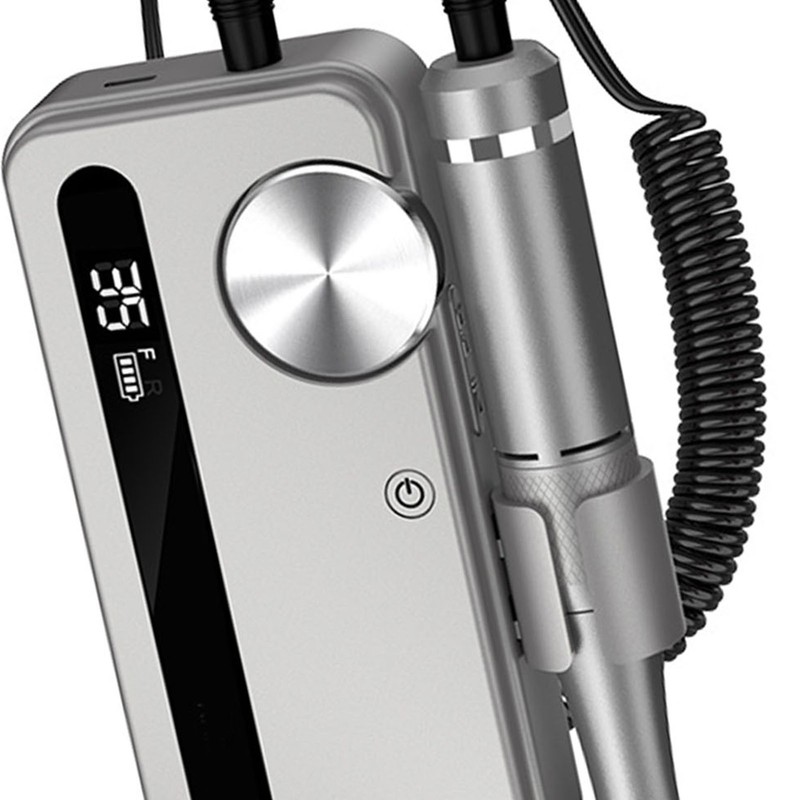 2 In 1 Electric Nail Grinder Portable Rechargeable Professional Wireless