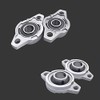 Zinc Alloy Flange Bearings Self Aligning Pillow Block Bearings for