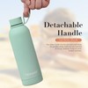 Temede Large Stainless Steel Insulated Water Bottle 1L, Vacuum Flask