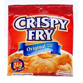 Lot of 2 Ajinomoto - Crispy Fry Breading Mix 62 grams / 2.19 oz each pk (2 pk Original) by Crispy Fry