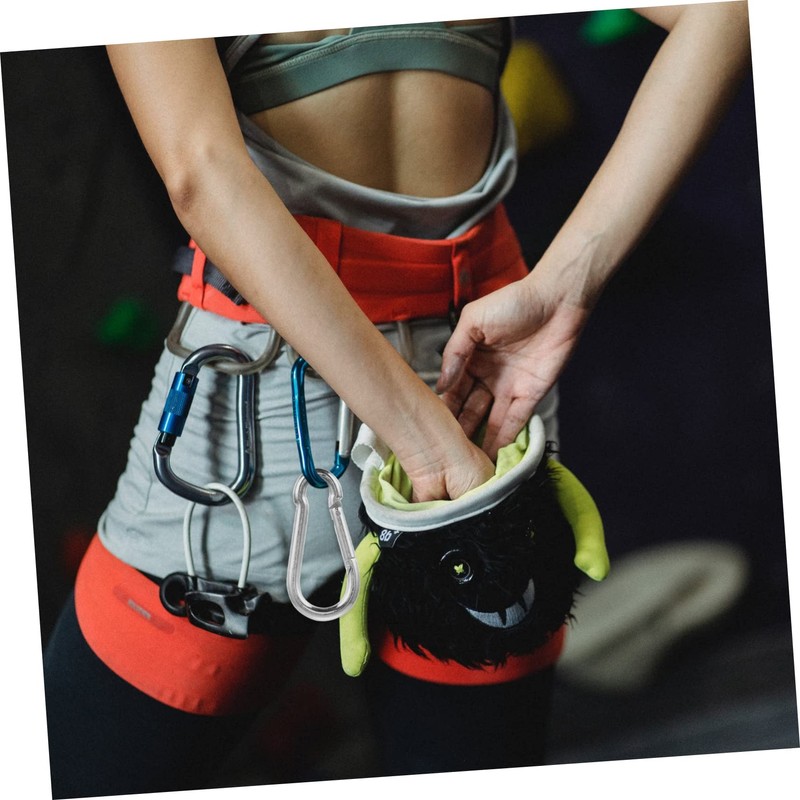 Sosoport 2pcs Indoor Carabiner Buckle Gym Pull Rod Buckle Safety
