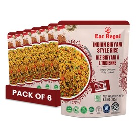 Eat Regal Indian Biryani Style Rice, 8.8 Ounce, (Pack of 6)