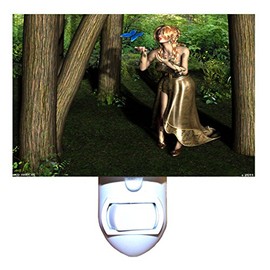 Woodland Elf with Butterfly Decorative Nightlight