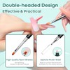 Modelones Slip Solution Nail Shapes Set with 120 Pieces Nail