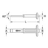 KS Tools 162.0471 Slitting chisel, hand grip, 240mm
