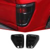 JeCar Taillight Trim Covers Smoked Brake Light Rear Lamp Guards