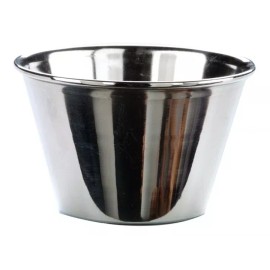 Ibili 6 Moldes Flan Individual + 6 Tapas Acero Inox (8 Cm) Ibili