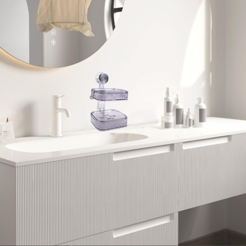 VirtuGro Soap Dish Soap Holder Soap Basket Made of Plastic