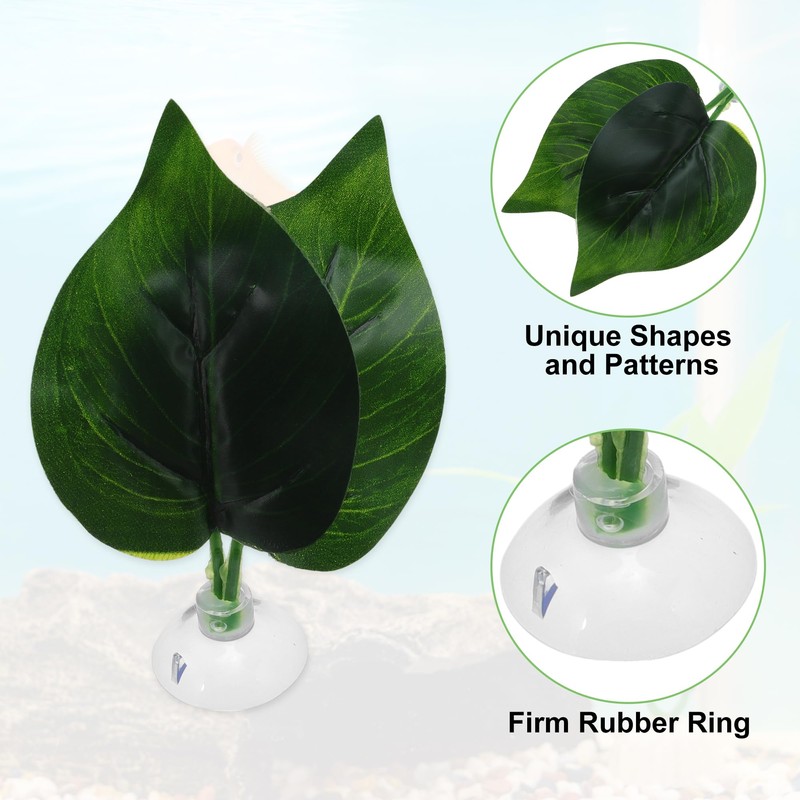 CAPASTEC Betta Fish Leaf, Natural Habitat Simulation for Betta Spawnings