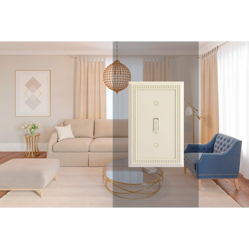 Henne Bery Sunken Pearls Heavy Duty Decorative Wall Plate Switch