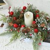 Bacucine Natural Pine Cones 200pcs Christmas Dried Flowers Dried Pine