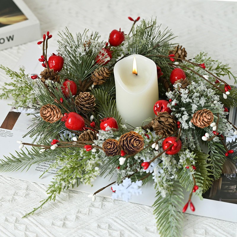 Bacucine Natural Pine Cones 200pcs Christmas Dried Flowers Dried Pine