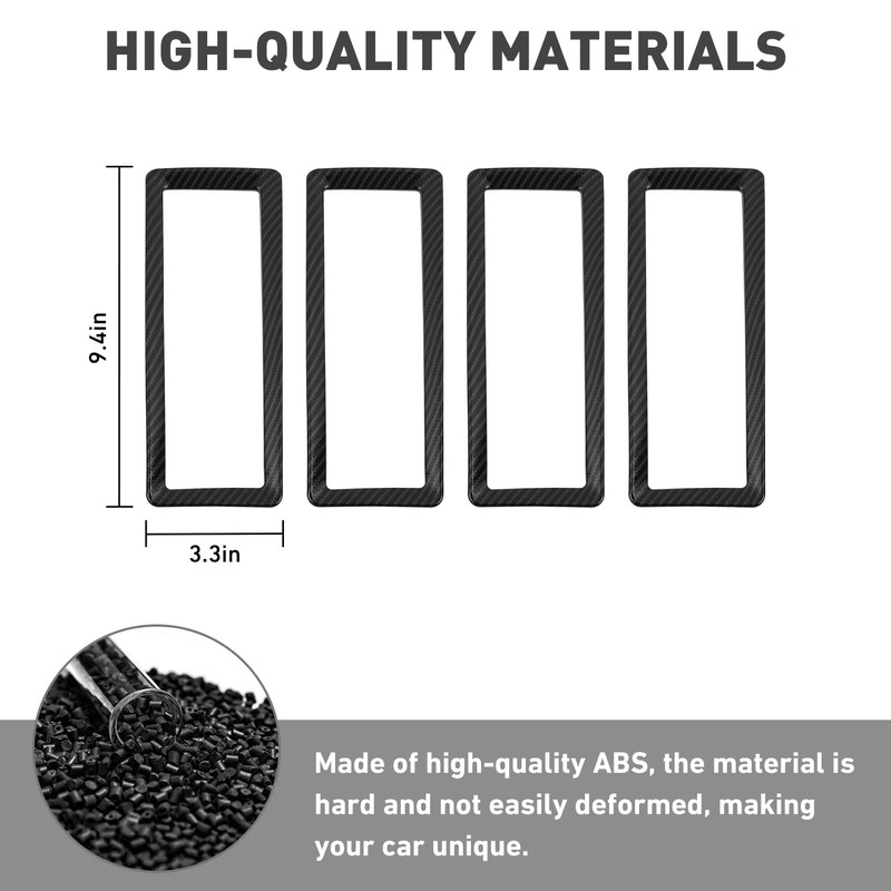 HTHE Dash Air Conditioning AC Ring Vent Cover Trim Compatible