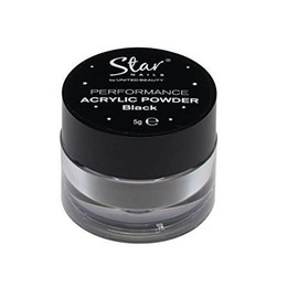 Star Nails Performance Acrylic Powder Pure Black 5g
