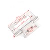 Stainless Steel Hinges, Small Flush Door Hinges with Screws, Smooth