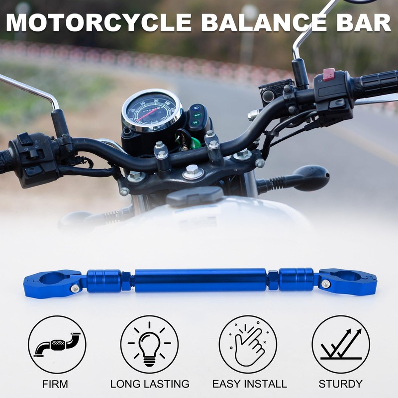 TUCKBOLD Motorcycle Motorcycle Balance Bar Adjustable | Handlebars Motor Bike