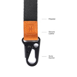 TOOLIN Hand Wrist Lanyard For Key,KeyChain Holder for Men & Women (Gray)