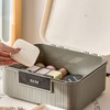 MXCELL Lockable Storage Bin Outdoor Lock Box Plastic Storage Container