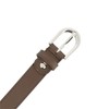 FASHIONGEN - LUNA Women's Italian Leather Belt, brown