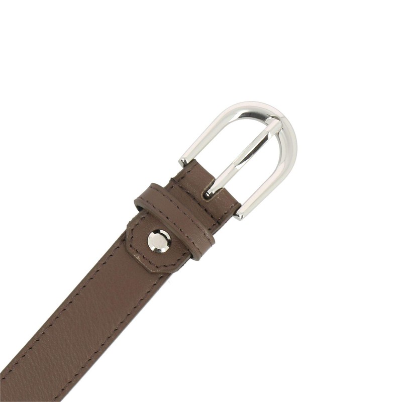 FASHIONGEN - LUNA Women's Italian Leather Belt, brown